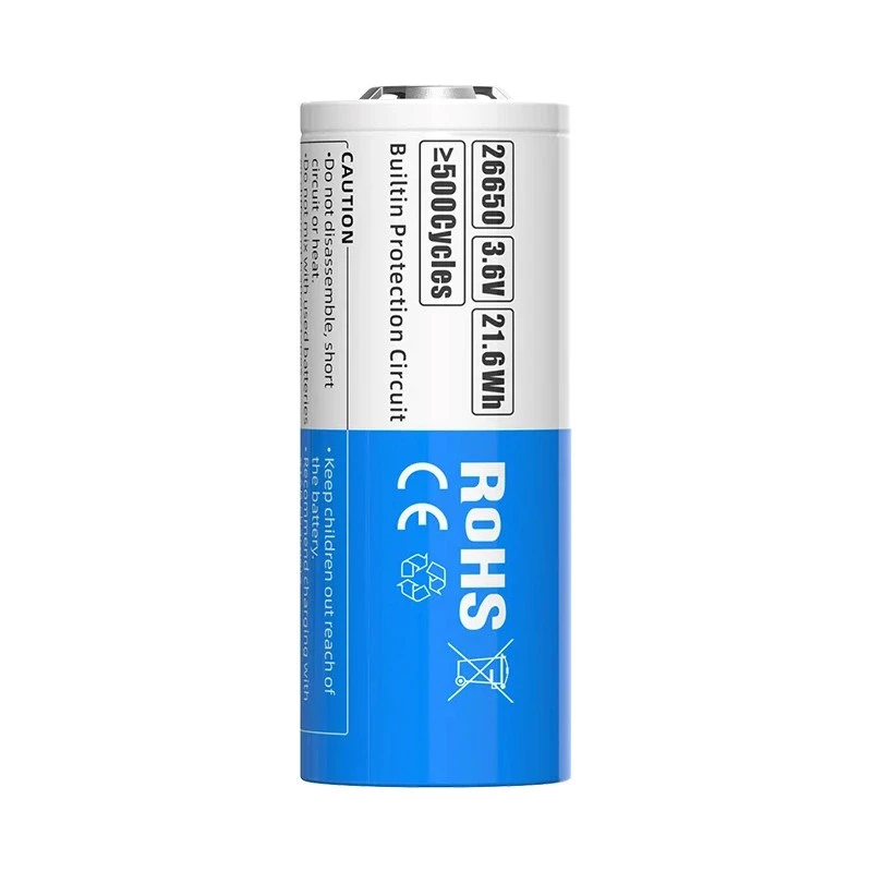 Akku 26650 3,6V Li-Ion 6000 mAh