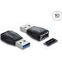 DELOCK Kabel-Adapter Typ-A auf Typ-E, Modell 67339, schwarz
