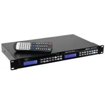 Mediaplayer Omnitronic DMP-103RDS Stereo USB SD – Stereowiedergabe, USB- und SD-Kartenunterstützung, UKW-RDS-Tuner