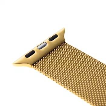 Metall-Mesh-Austauscharmband FIXED FIXMEST-434-GD für Apple Watch 42/44/45/46/49 mm, Gold-Finish