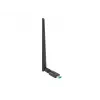 Interne WLAN-Karte LANBERG NC-1200-WIE — Dualband-USB-WLAN-Adapter, RTL8812BU, bis zu 1200 Mbit/s, externe 2x2 Antennen (5 dBi), schwarz