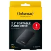 Tragbare Festplatte 1 TB refurbished, externe Festplatte (schwarz)
