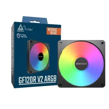 Montech GF120R V2 ARGB Computergehäuse-Lüftermodul 12 cm Schwarz 1 Stk.
