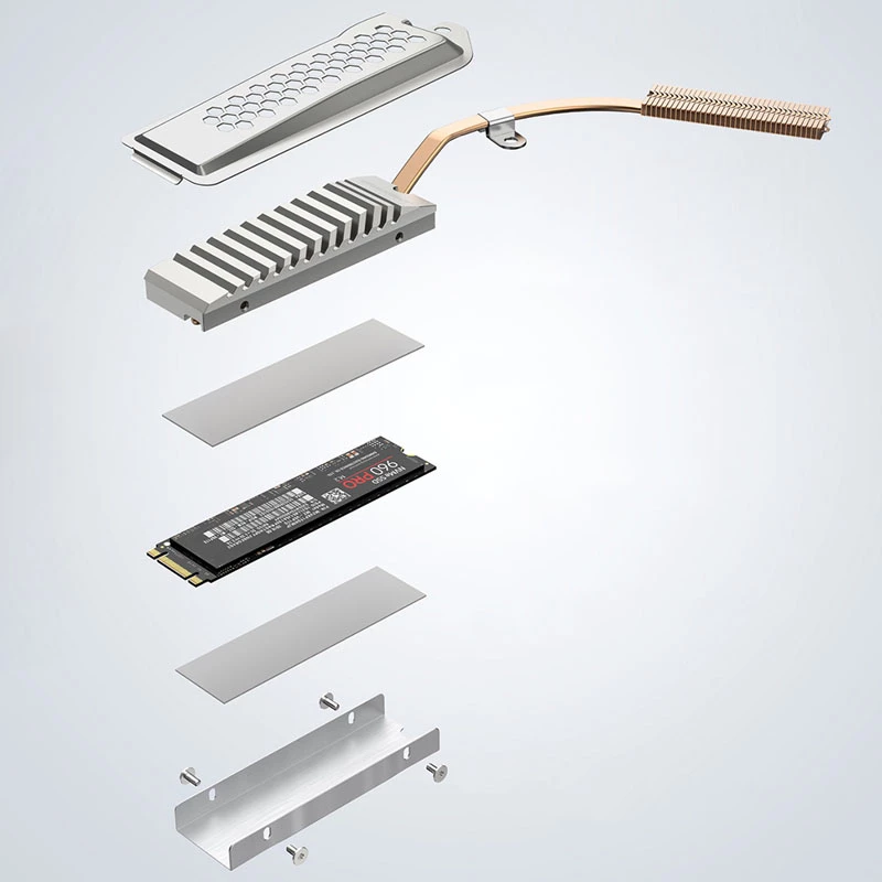 Graugear G-PS5HS01-COV Solid-State-Laufwerk Silber