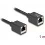 Netzwerkkabel DeLOCK 90325 RJ-45 Cat6a 1 m Schwarz