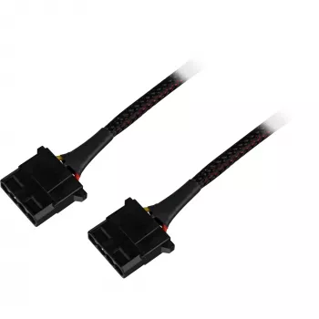 Sharkoon SATA Y-Stromadapter 4P Molex 0,15 m schwarz – Digital/Daten – Stromversorgung