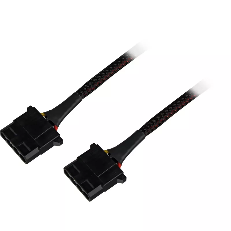 Sharkoon SATA Y-Stromadapter 4P Molex 0,15 m schwarz – Digital/Daten – Stromversorgung