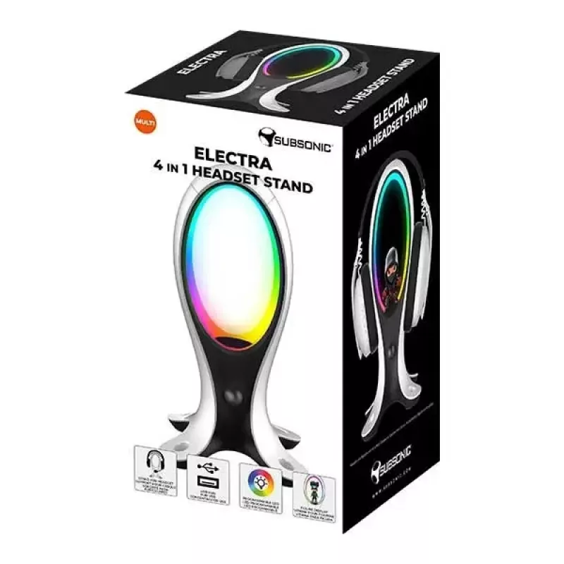 Headset-Ständer Subsonic SA5682 Schwarz Weiß 426g