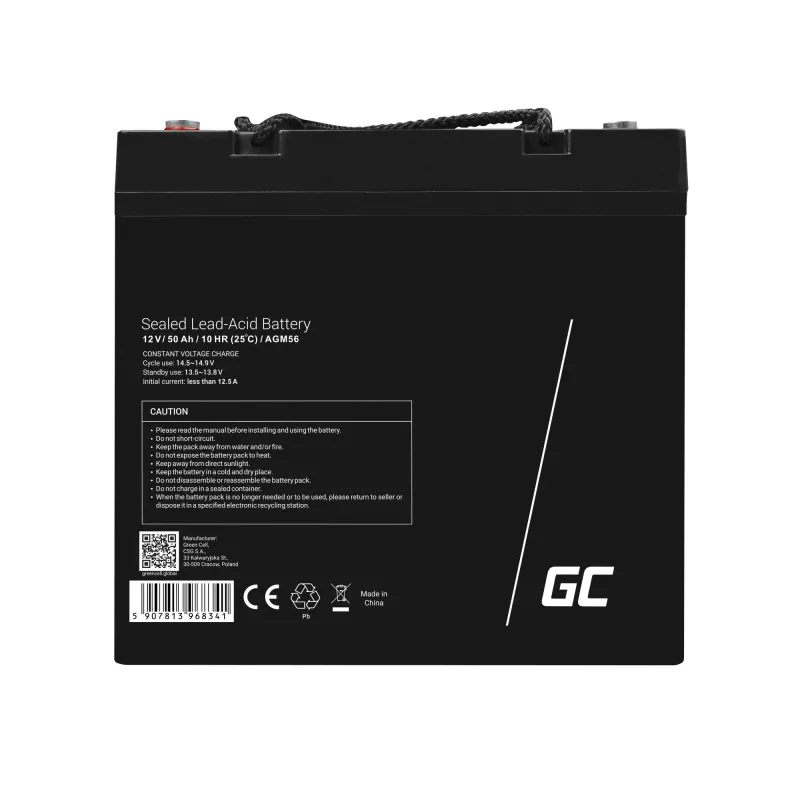 Fahrzeugbatterie AGM Grün Cell AGM56