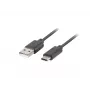 USB 2.0 Kabel LANBERG CA-USBO-10CU-0005-BK — USB A auf USB C, 0,5 m, schwarz