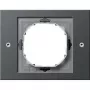 Wandplatte Gira TX_44 anthrazit, thermoplastisch, 110×86 mm, Stärke 16,3 mm