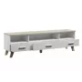 Cama RTV stand LOTTA 180cm Weiß + sonoma oak