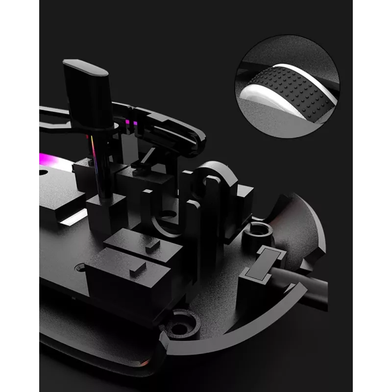 Kabellose Maus MEDIA-TECH MT1124 BT/RF Silent & Recharge — beidhändig, 3200 DPI, Bluetooth + 2,4 GHz USB, 6 Tasten, wiederaufladbar