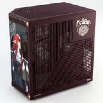 HYTE PC-Gehäuse Y70 Metaphor ReFantazio (Midi-Tower, E-ATX, gehärtetes Glas, Doppelkammer, PCIe 4.0 Riser-Kabel, Weiß/Multicolor)