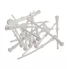 Akasa AK-MX003-WKT20 Anti-Vibrations-PC-Lüfterbefestigungen, Weiß, 20er-Pack