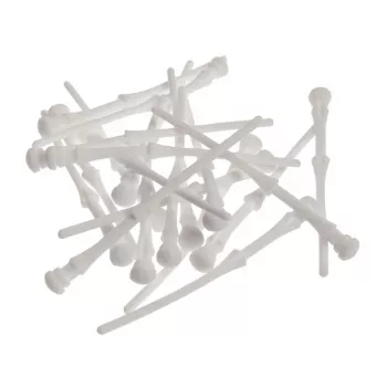 Akasa AK-MX003-WKT20 Anti-Vibrations-PC-Lüfterbefestigungen, Weiß, 20er-Pack