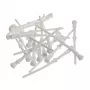 Akasa AK-MX003-WKT20 Anti-Vibrations-PC-Lüfterbefestigungen, Weiß, 20er-Pack