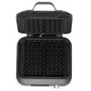 Waffeleisen Adler AD 3087 — elektrisches belgisches Waffeleisen, 2200 W, 2 rechteckige Platten 9×17 cm, schwarz