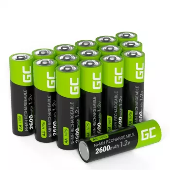 Ni-Mh-Akkus AA R6 2600 mAh x16