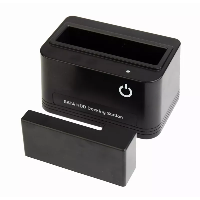 Gembird HD32-U2S-5 Dockingstation für 2,5- und 3,5-Zoll-Festplatten, USB 2.0 Type-A, Schwarz
