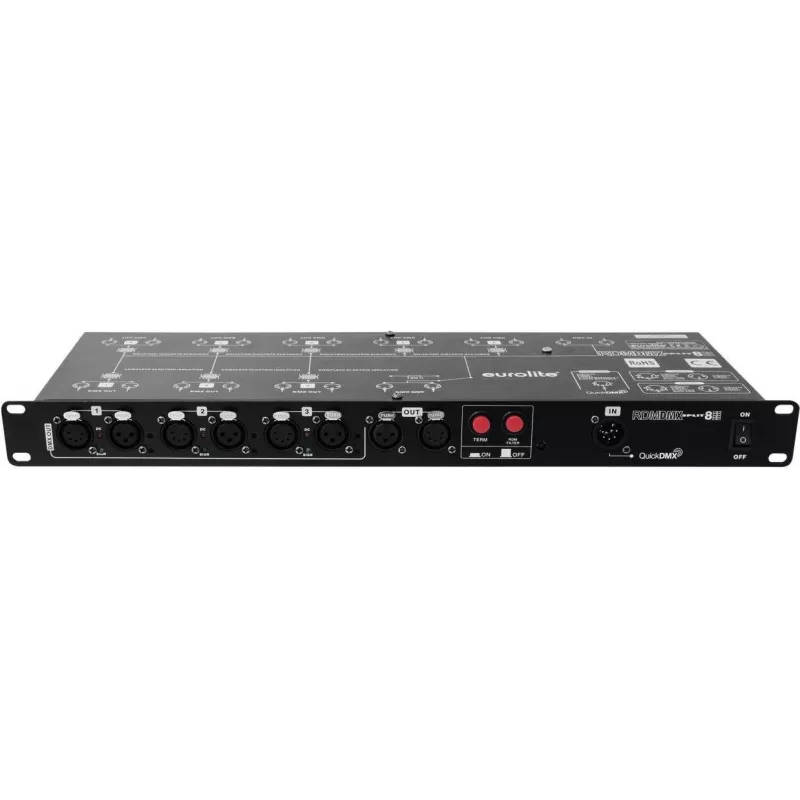 DMX-Splitter EUROLITE 70064826 8x RDM-Ausgänge