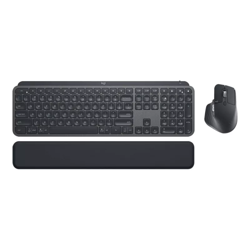 Logitech MX Keys Combo for Business - Tastatur-Maus-Set - hintergrundbeleuchtet - kabellos - Bluetooth LE - QWERTY - GB - Graphit