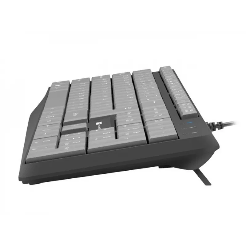 Kabelgebundene Full-Size-Tastatur NATEC NKL-1507 USB QWERTY US International Grau/Schwarz, 105 Tasten, Ziffernblock