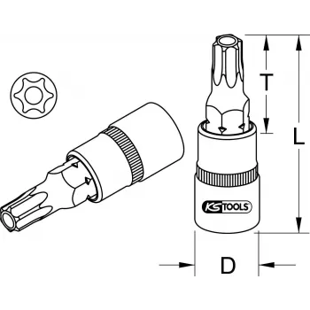 Steckschlüsselsatz KS Tools 911.1376