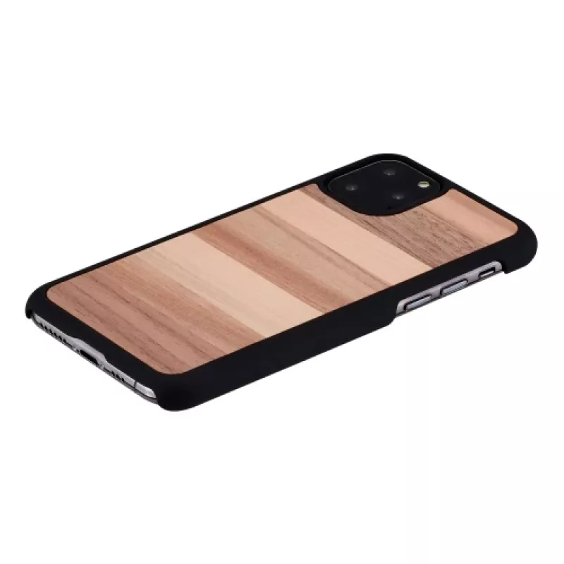 Smartphone-Hülle man and wood für iPhone 11 Pro – Farbe Schwarz Sand, Schutzhülle