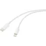 Renkforce USB-Kabel USB 2.0 USB-C Stecker Apple Lightning Stecker Weiß (RF-6857550)