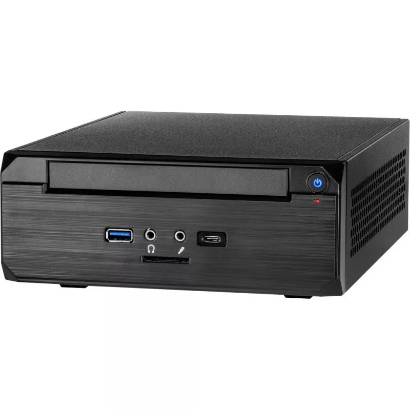 INTER-TECH ITX MW-02 Type C 3.0 inkl. ext USB 3.0 Type C-Anschluss inkl. schlank-DVD-Laufwerkschacht (88881246)