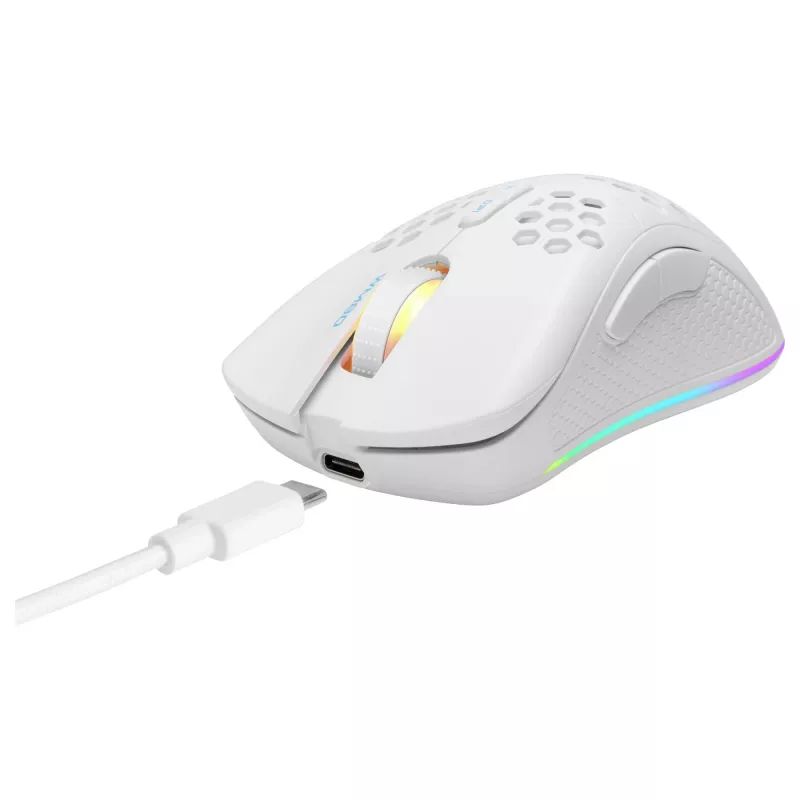 Gaming-Maus Deltaco GAM-120-W RF Wireless USB Type-C