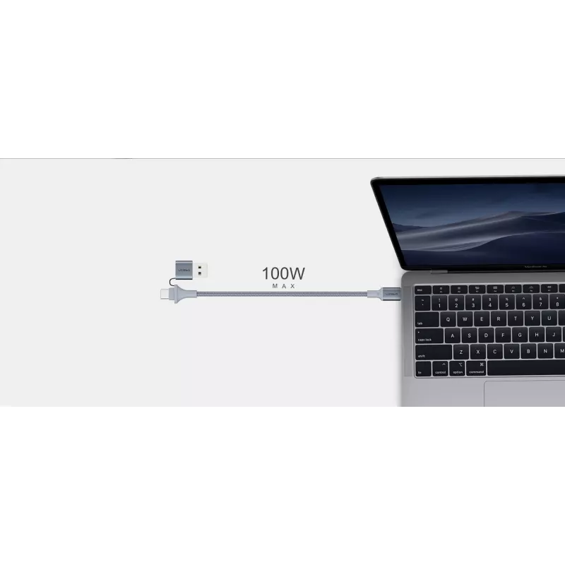 USB Type-C 2-in-1 Kabel Orsen S8, 5A, 1,5 m (Schnellladung/Daten)