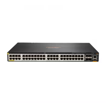 Hewlett Packard Enterprise HPE Aruba 6300M - Switch - L3 - managed - 48 x 100/1000/2,5G/5G (PoE+) + 4 x 1 Gigabit / 10 Gigabit / 25 Gigabit / 50 Gigabit SFP56 (Uplink / Stacking)