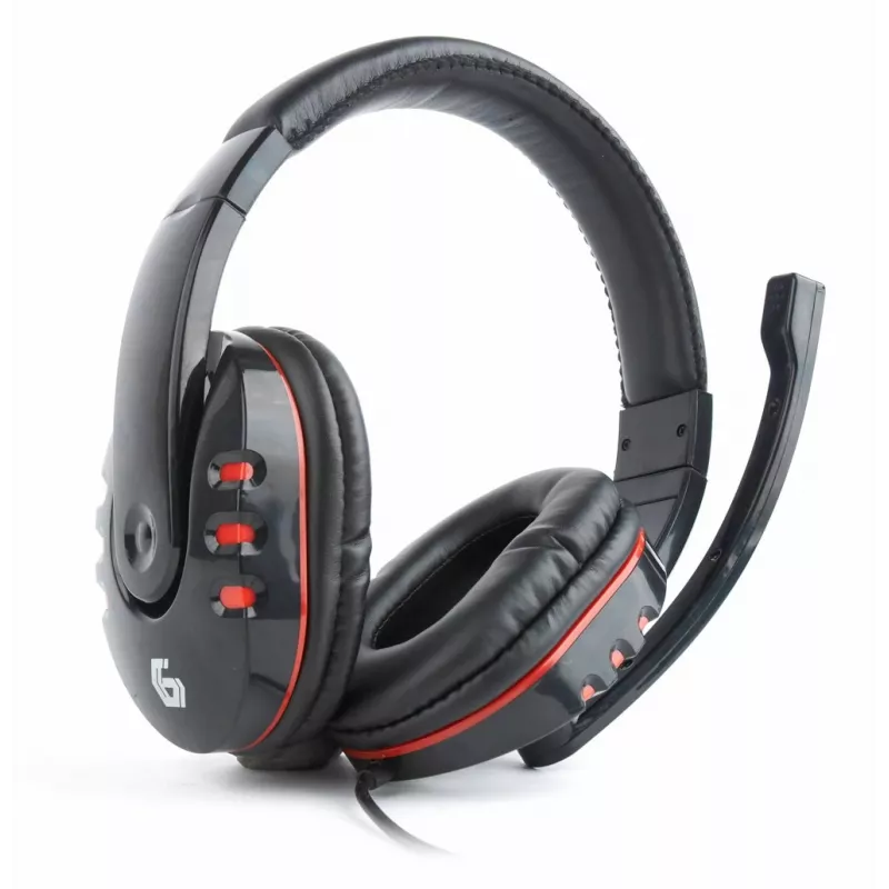 Gembird GHS-402 Kopfhörer/Headset Kabelgebundenes Kopfbügel Gaming Schwarz