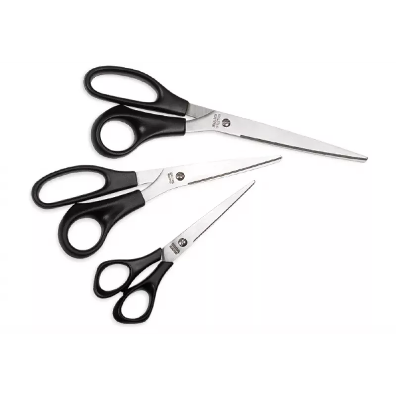 Schere Forpus FO60602 Büroschere Gerader Schnitt Schwarz