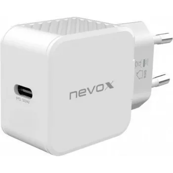 nevox USB PD Typ C Ladegerät (Netzteil) 30 Watt Weiß (2008)