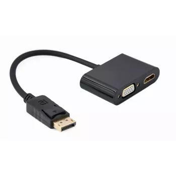 DisplayPort-Kabel Gembird A-DPM-HDMIFVGAF-01 0,1 m Schwarz