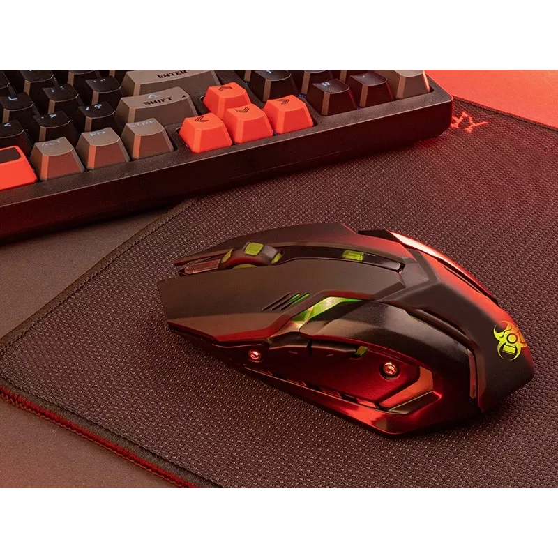 Kabellose ergonomische Gaming-Maus TRACER ROCKY RF NANO - kompaktes Design, kabellose RF-Verbindung