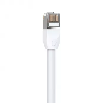 Ethernet-Patchkabel UBIQUITI UACC-CABLE-PATCH-OUTDOOR-1M-W Cat5e RJ-45 auf RJ-45, 1 m, weiß, S/UTP, TPE-Mantel