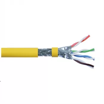 Netzwerkkabel ROLINE 21.15.0005 100m Cat8 SF/UTP Gelb