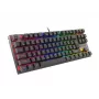 GAMING-TASTATUR GENESIS THOR 303 TKL CZ/SK RGB-BELEUCHTUNG MECHANISCH ROT SCHWARZ HOT-SWAP