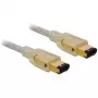 FireWire A/A Kabel DeLOCK 82574 2,0 m Grau