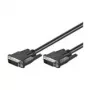 Wentronic Goobay DVI-D FullHD Kabel Dual Link, Schwarz, 2 m - DVI-D-Stecker Dual-Link (24+1-Pin) > DVI-D-Stecker Dual-Link (24+1-Pin) (50851)