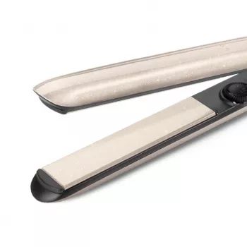 Glätteisen BABYLISS ST914PE — Keramik-/Titanplatten, 13 Heizstufen, 100–240 V, Beige/Kupfer