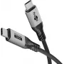 Goobay USB-C-Kabel USB4 Version 2.0 1,5 m schwarz Silber - 240 W 80 Gbit/s Power (74776)