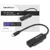 QOLTEC SATA-Adapter 52269 für 2,5-Zoll-Laufwerk auf USB-C, unterstützt bis zu 2 TB