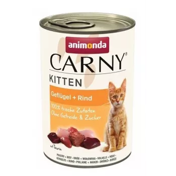 ANIMONDA Carny Kitten Rind mit Geflügel - Nassfutter für Katzen - 400g