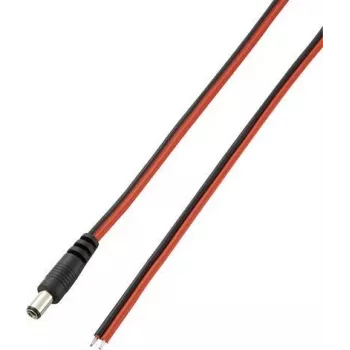 VOLTCRAFT Niedervolt-Verbindungskabel Niedervolt-Stecker - 5,5 mm 2,5 mm 1 St. (VC-10906535)