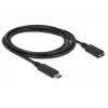 USB-Kabel DeLOCK 85534 USB 3.2 Gen 1 1,5 m USB C Schwarz